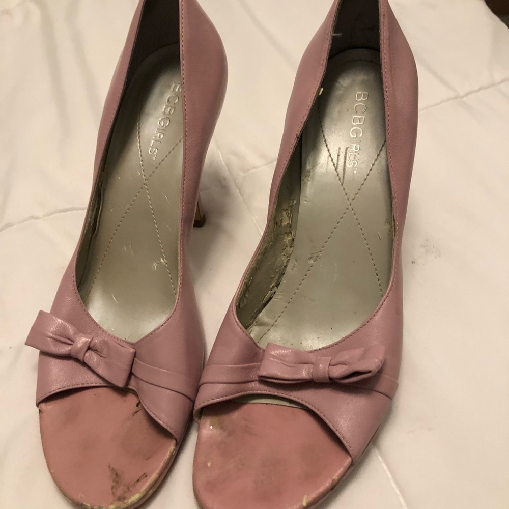 Vintage BCBG Girls Lilac Bow Pumps